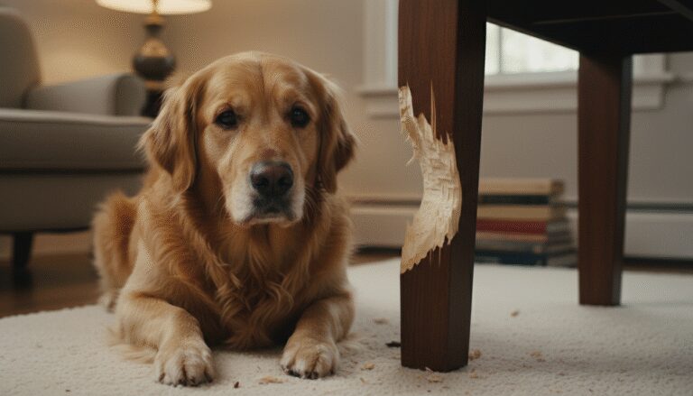 Save Your Tables: Stop Dog Chewing on Wooden Furniture Legs