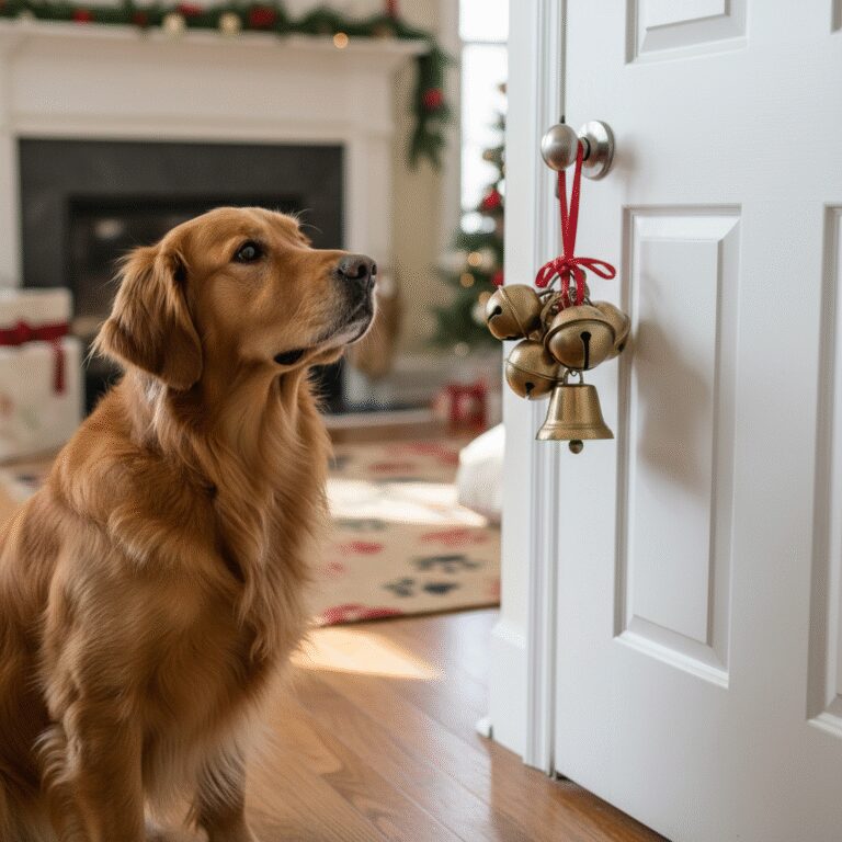 Stop Accidents! Teach Your Dog To Ring A Bell When They Need To Go Out