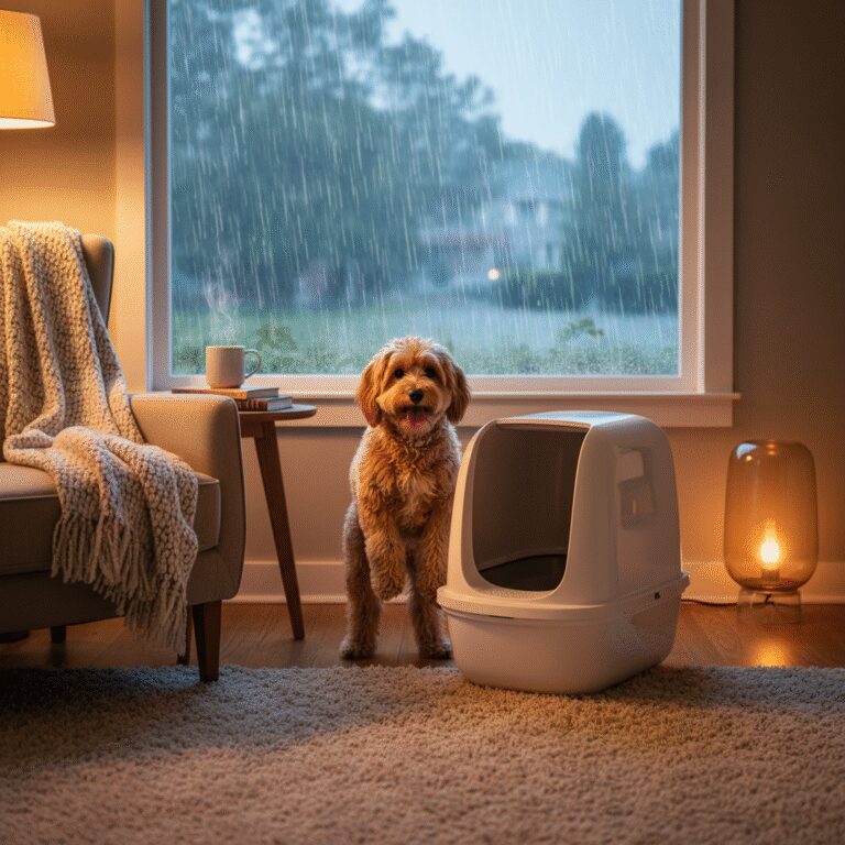 Stop Walking in the Rain: How to Litter Train Your Dog in 5 Days