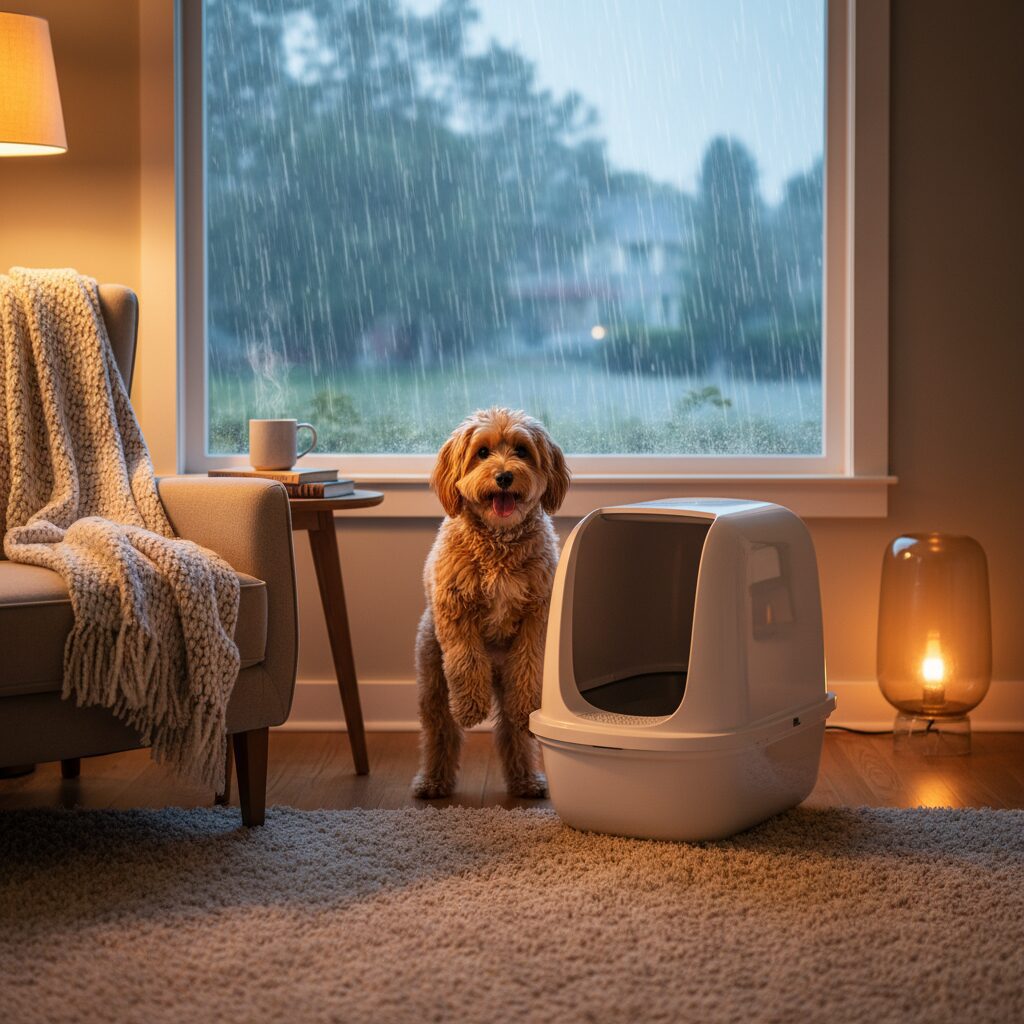Stop Walking in the Rain: How to Litter Train Your Dog in 5 Days