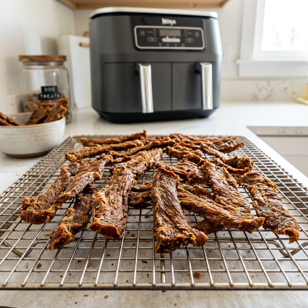 Cut Baking Time in Half! Making Crispy Air Fryer Turkey Jerky Is the Easiest Treat Hack You'll Ever Try