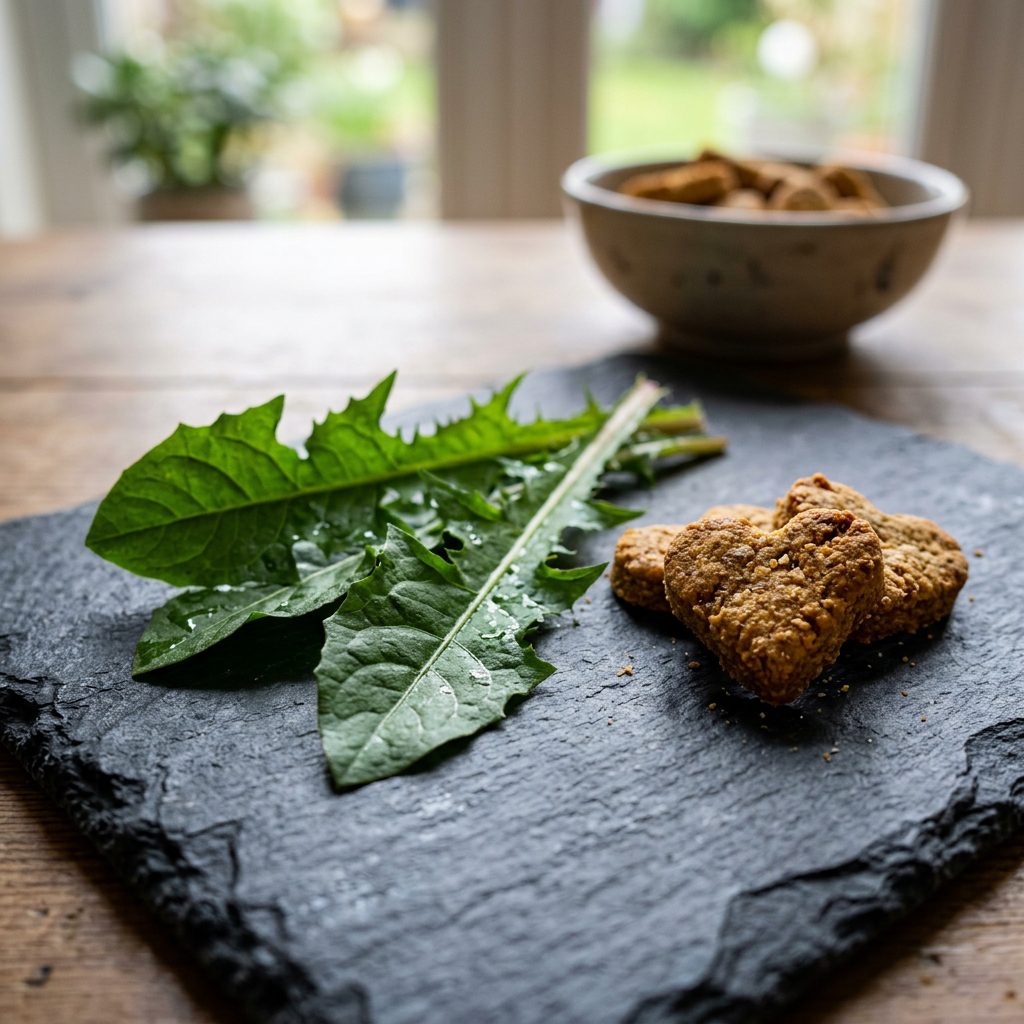 Flush Out Toxins Naturally: These Dandelion Greens Biscuits Restore Dog Bladder Health