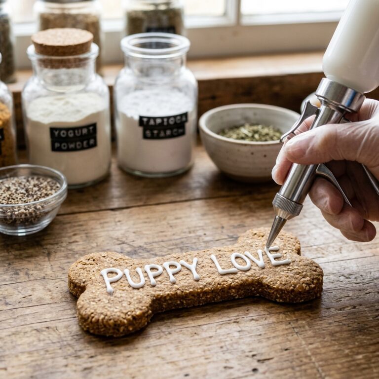 How to Make DIY Dog Treat Decorating Icing Pens That Don't Smudge