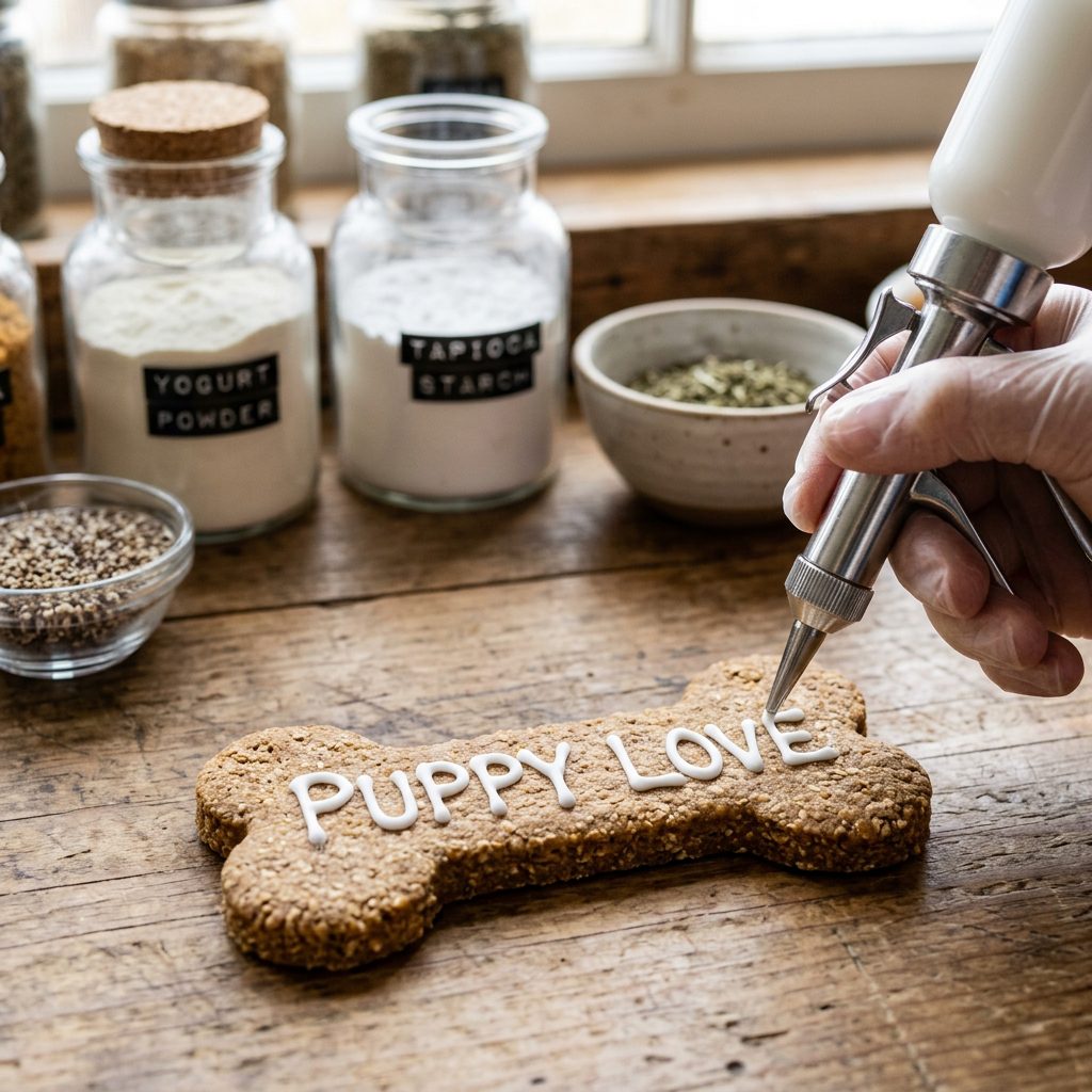 How to Make DIY Dog Treat Decorating Icing Pens That Don't Smudge