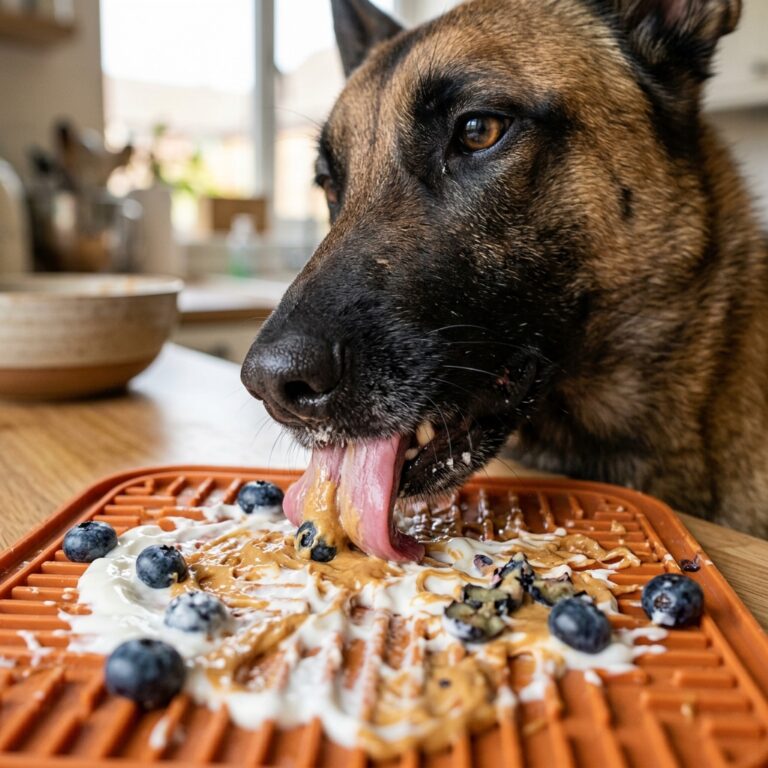 How to Tire Out a High-Energy Dog in 10 Minutes flat with This Lick Mat Hack