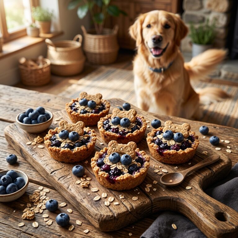 Insta-Worthy Barkery Style: How to Make Gourmet Blueberry Oat Dog Tarts at Home!