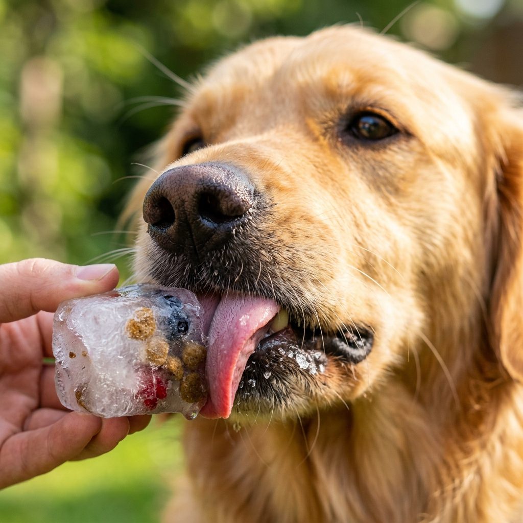 Is Your Dog Smacking Their Lips? Try This 2-Ingredient Aloe Vera Ice Treat for Acid Reflux