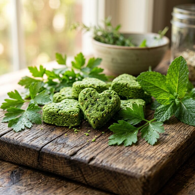 Kiss Your Dog's Bad Breath Goodbye Forever With These 10-Minute Chlorophyll Treats!