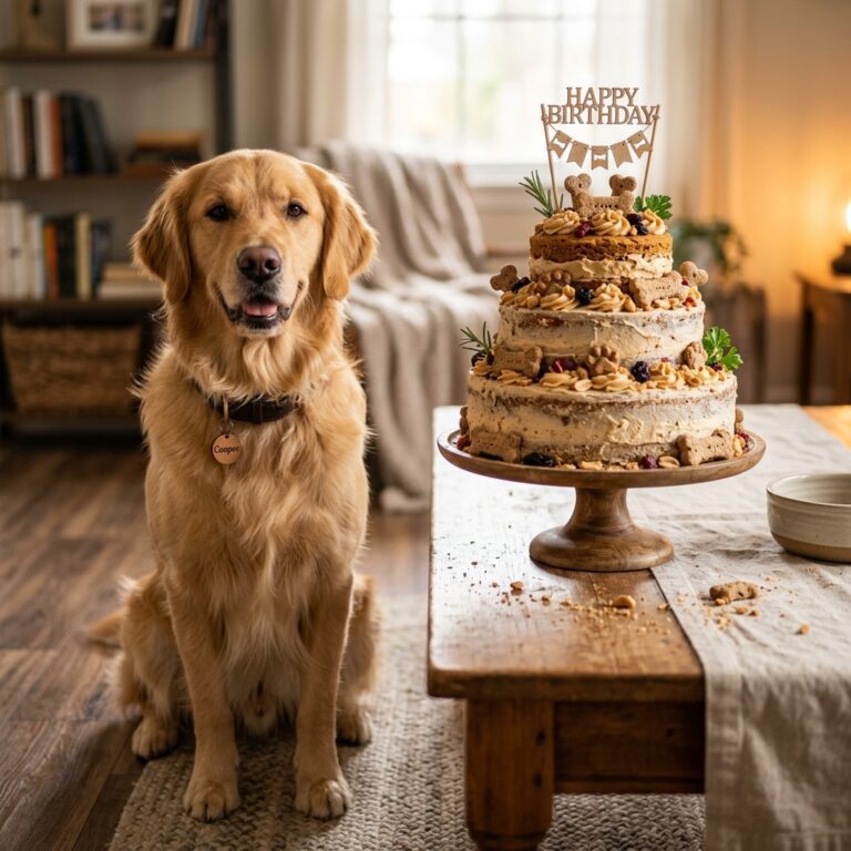 Never Collapse Again! The Professional Method for Layering a Dog Birthday Cake Like a Pro!