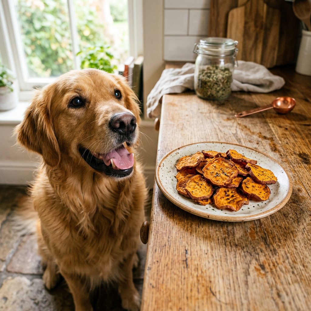 Skip The Oven! Air Fryer Sweet Potato Dog Chews That Are Ready In Record Time!
