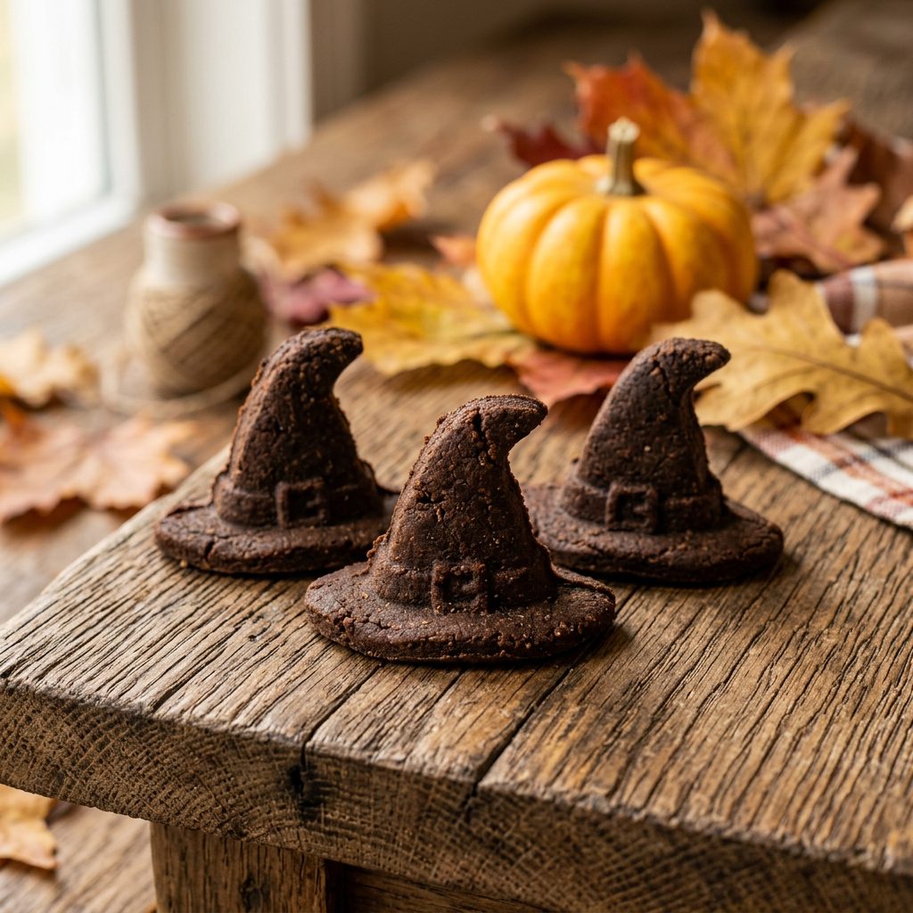 Spooky But Safe: These 3-Ingredient Carob Witch Hats Are the Ultimate Halloween Dog Treats