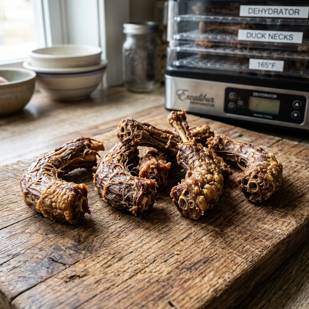 Stop Buying Rawhide! Make These 100% Safe Dehydrated Duck Necks at Home!