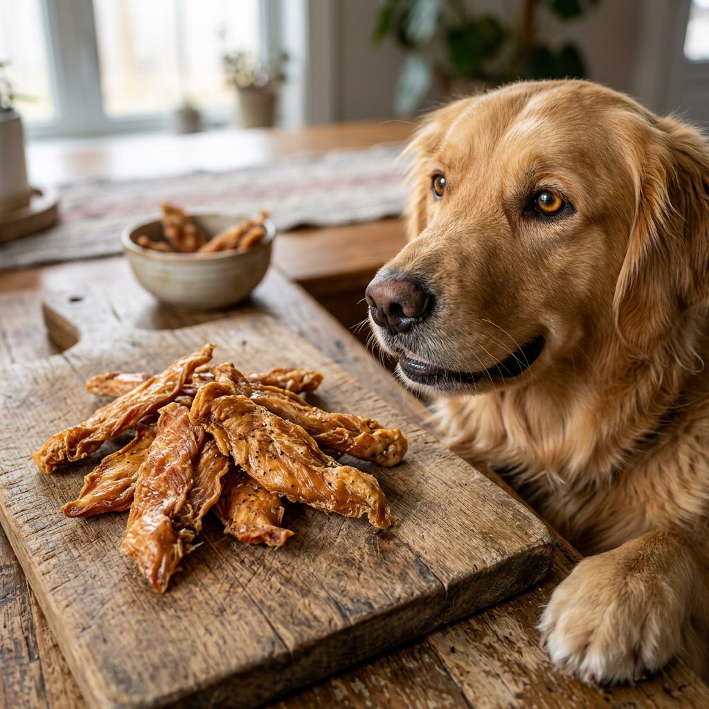Stop Buying Toxic Jerky: Make This 1-Ingredient Dehydrated Chicken Jerky Your Dog Deserves
