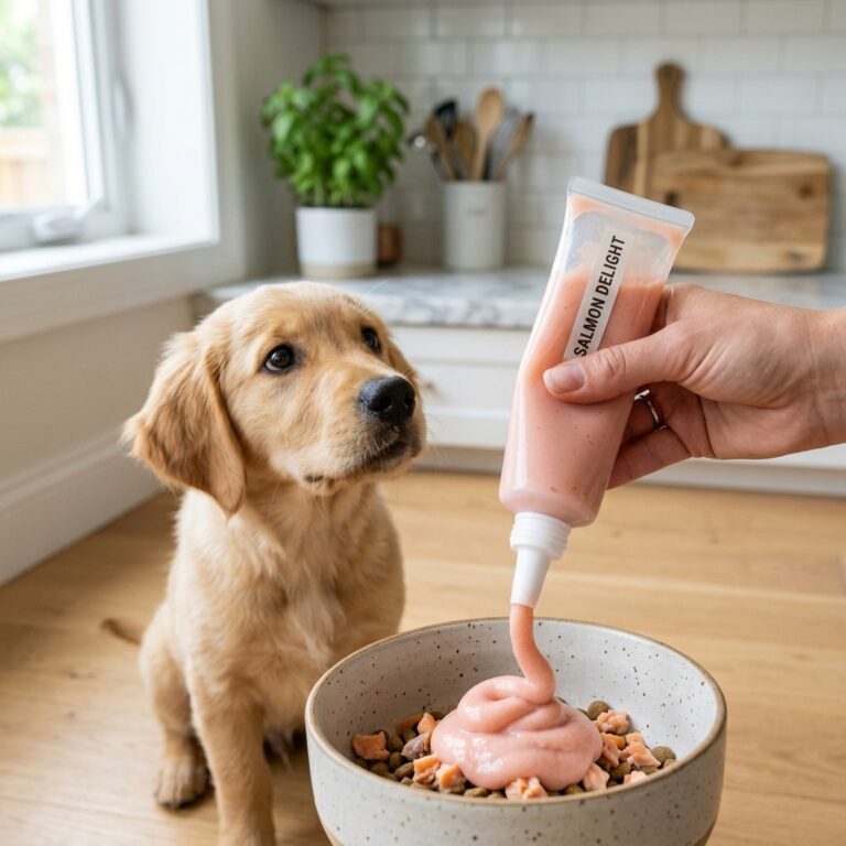 Stop Using Kibble! This DIY Salmon Squeeze Tube Hack Will Make Your Puppy Obey Instantly