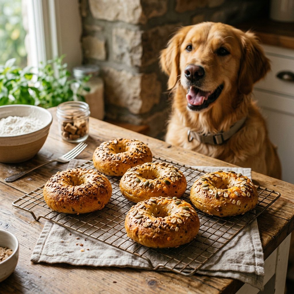 Sunday Brunch For Pups: How to Make 15-Minute Yeast-Free Dog Bagels!