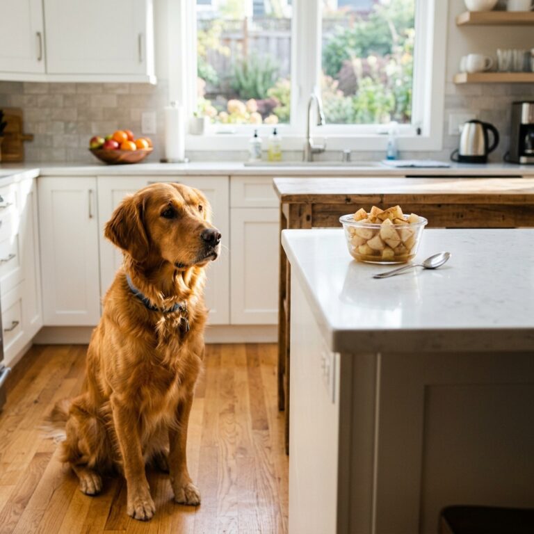 The 3-Minute Microwave Pear Treat Your Dog Will Obsess Over