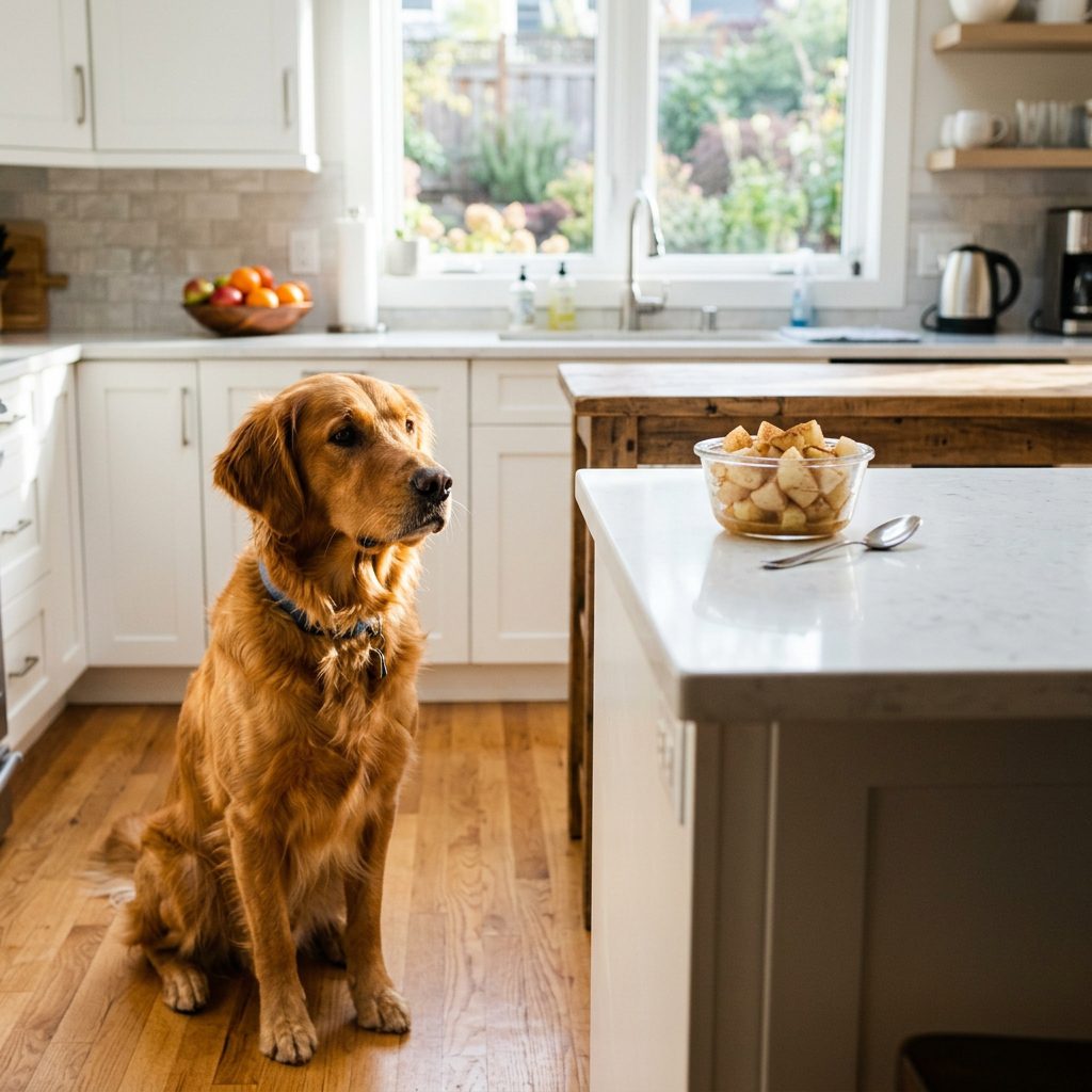 The 3-Minute Microwave Pear Treat Your Dog Will Obsess Over