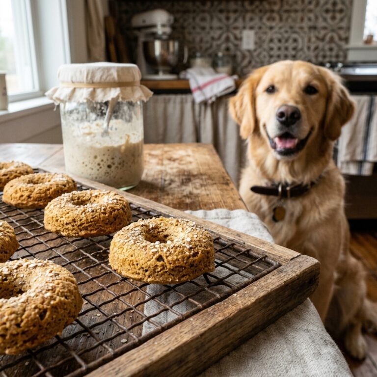 The 4-Ingredient Sourdough Discard Dog Donuts Your Pup Will Go Crazy For