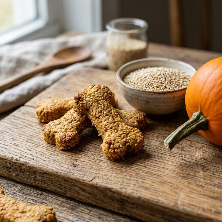 The Allergy-Proof Wonder: 3-Ingredient Quinoa Flour Dog Treats for Highly Sensitive Pups