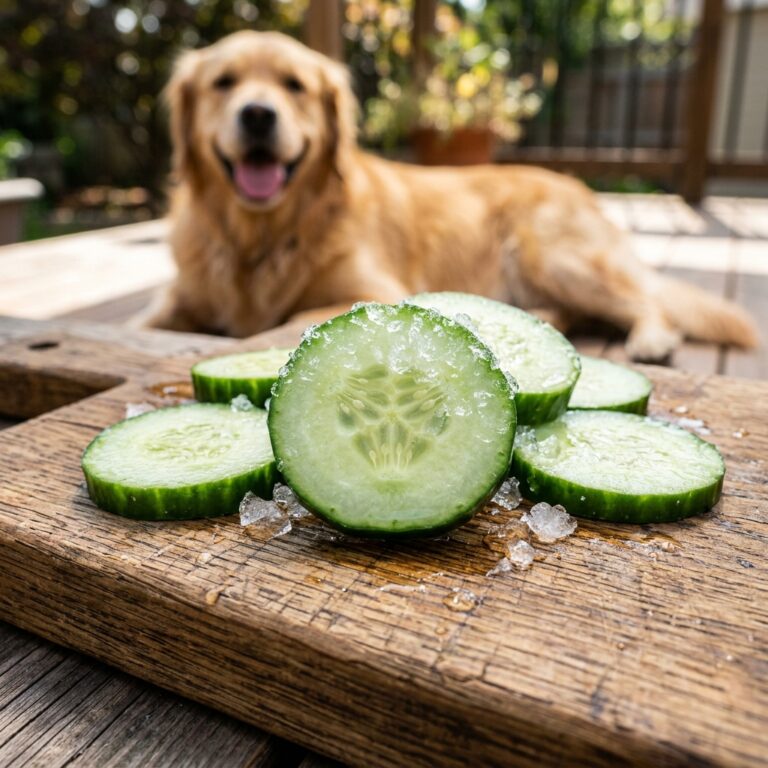 The Crispy Frozen Cucumber Dog Treats That Helped My Dog Lose 5 Pounds Fast!