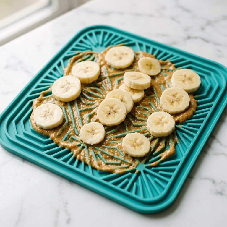 The Genius Sunflower Butter & Banana Lick Mat Recipe That Keeps Anxious Dogs Calm for Hours!