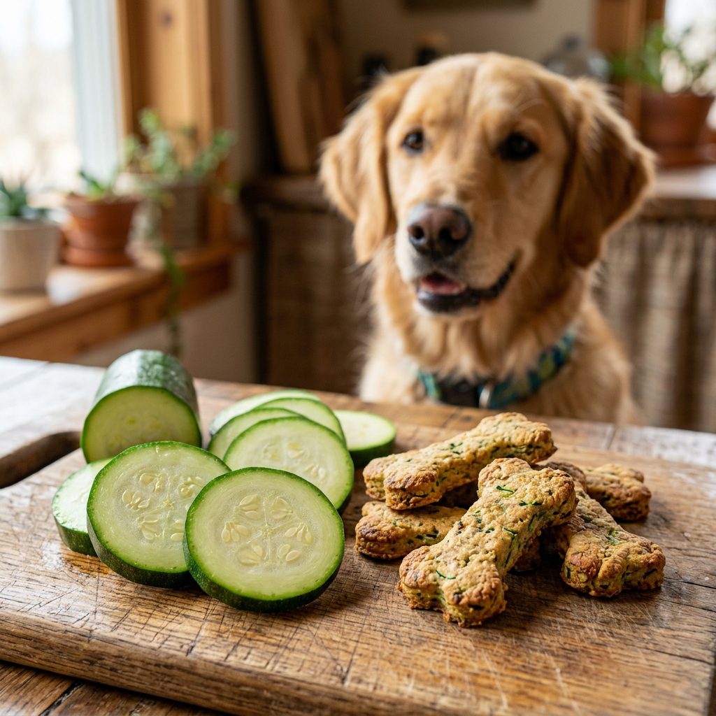 The Guilt-Free 5-Calorie Zucchini Treats for Dogs That Need to Lose Weight Fast