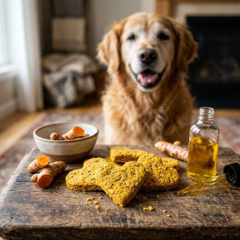 The Homemade Turmeric and Fish Oil Dog Treats That Had My 12-Year-Old Pup Running Like a Puppy Again!