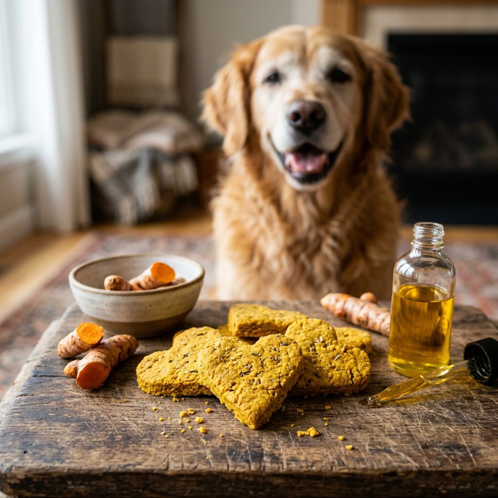 The Homemade Turmeric and Fish Oil Dog Treats That Had My 12-Year-Old Pup Running Like a Puppy Again!