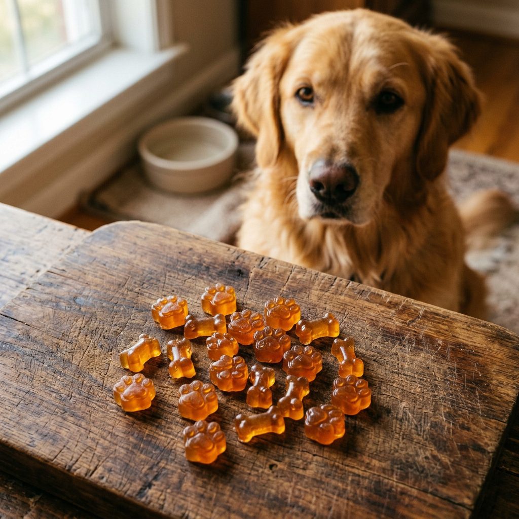 The Jiggly Bone Broth Gummy Bears Your Dog Will Stare at the Fridge For!