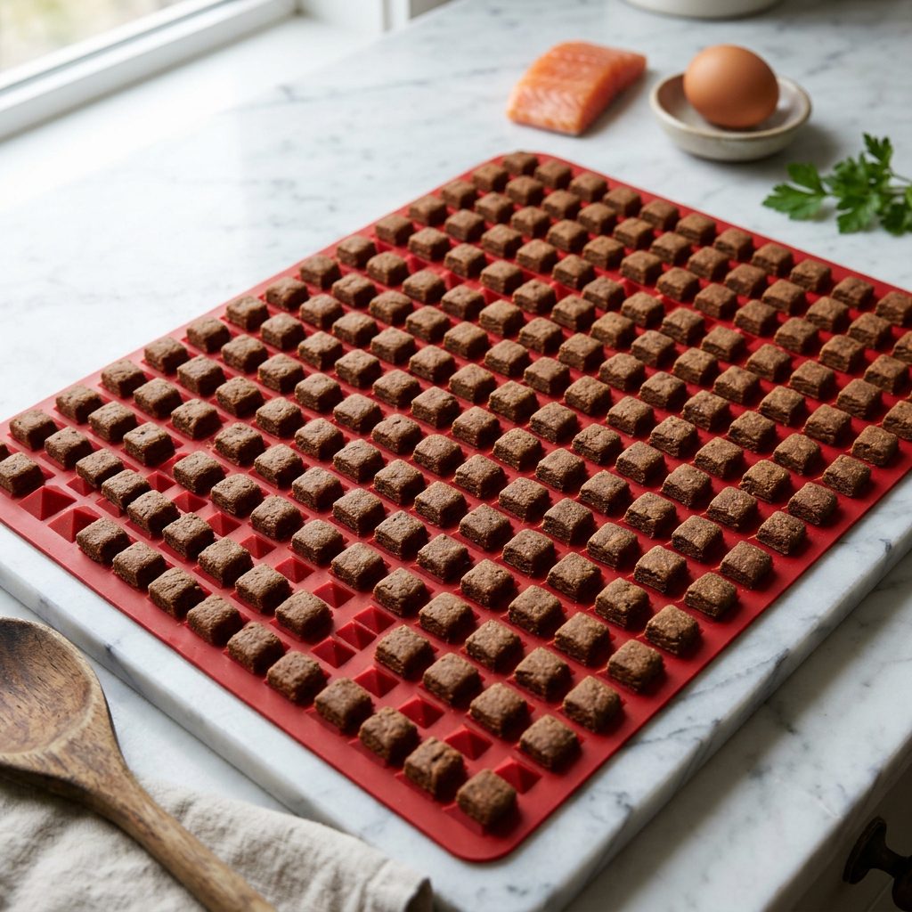 The Mind-Blowing Baking Sheet Grid Hack to Prep 1,000 Training Treats in Only 10 Minutes!