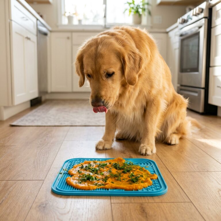 The Natural Lemon Balm Lick Mat Recipe That Puts Hyper Dogs Straight to Sleep