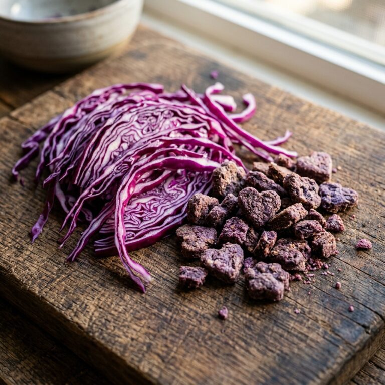 The Purple Magic Treat: Prebiotic Red Cabbage Bites That End Chronic Dog Gas!