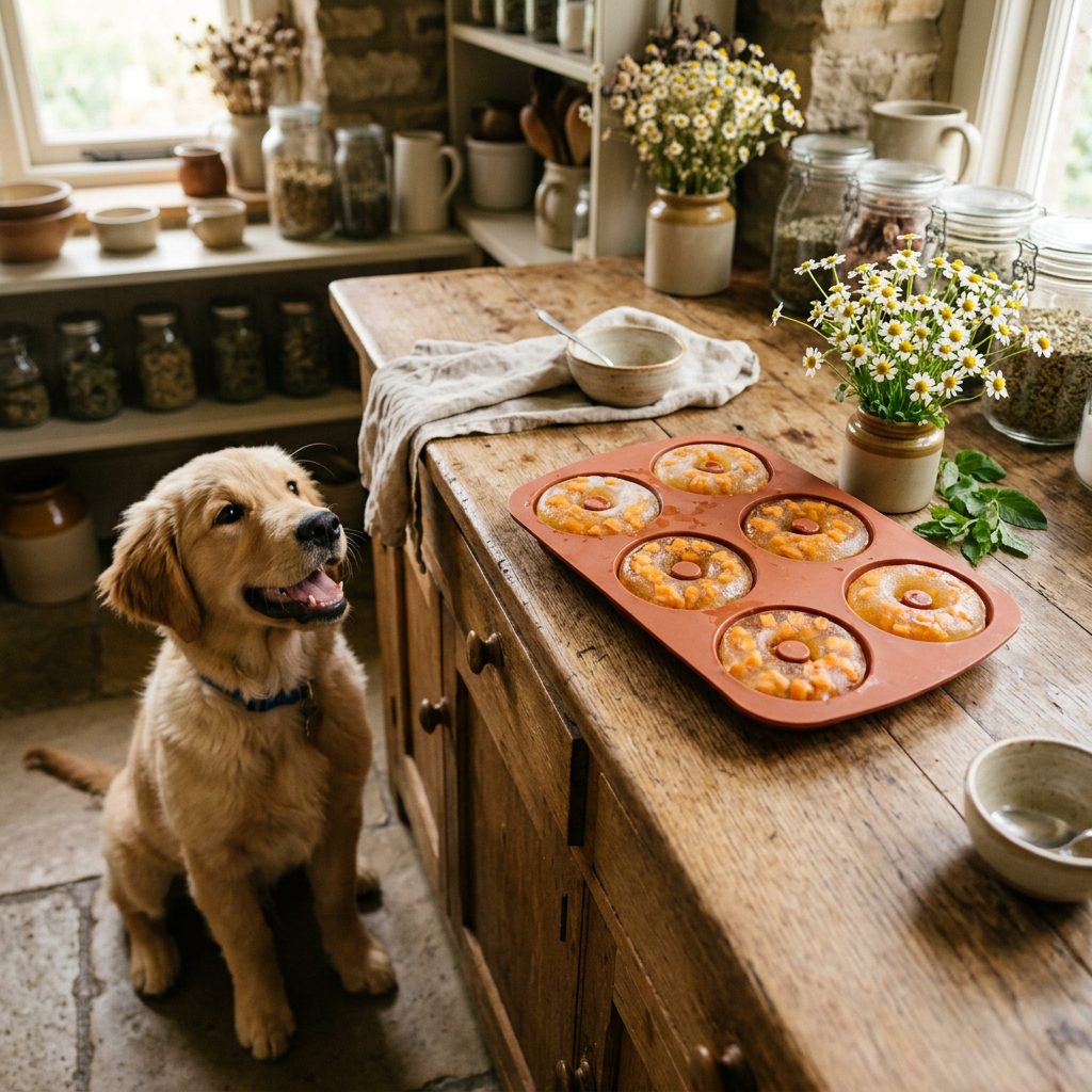 The Sanity Saver: Frozen Chamomile Teething Rings to Stop Your Puppy From Chewing Your Furniture