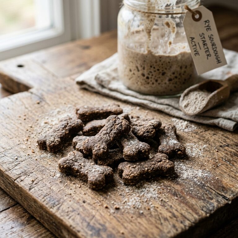 The Secret Rye Flour Sourdough Trick That Makes Dog Biscuits Completely Irresistible!