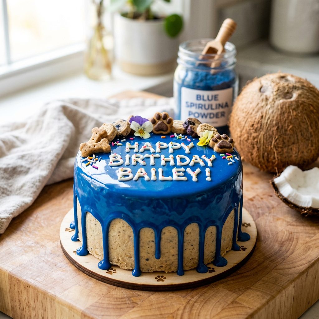 The Secret to Royal Blue Dog Cake Frosting That Hardens Shiny (And Safe!)