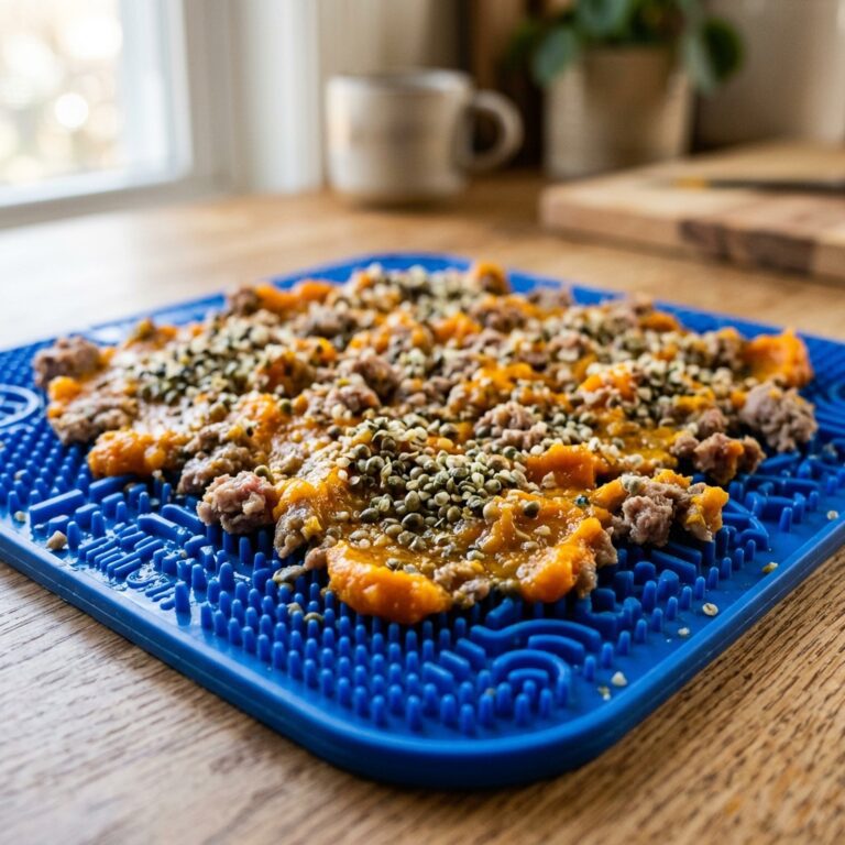 The Tryptophan Trick: A Turkey Lick Mat Recipe That Puts Hyper Dogs to Sleep!
