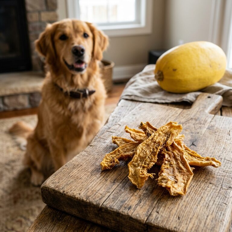 The Ultimate Dieter's Crunch: Low Calorie Spaghetti Squash Dog Treats for Overweight Pups!
