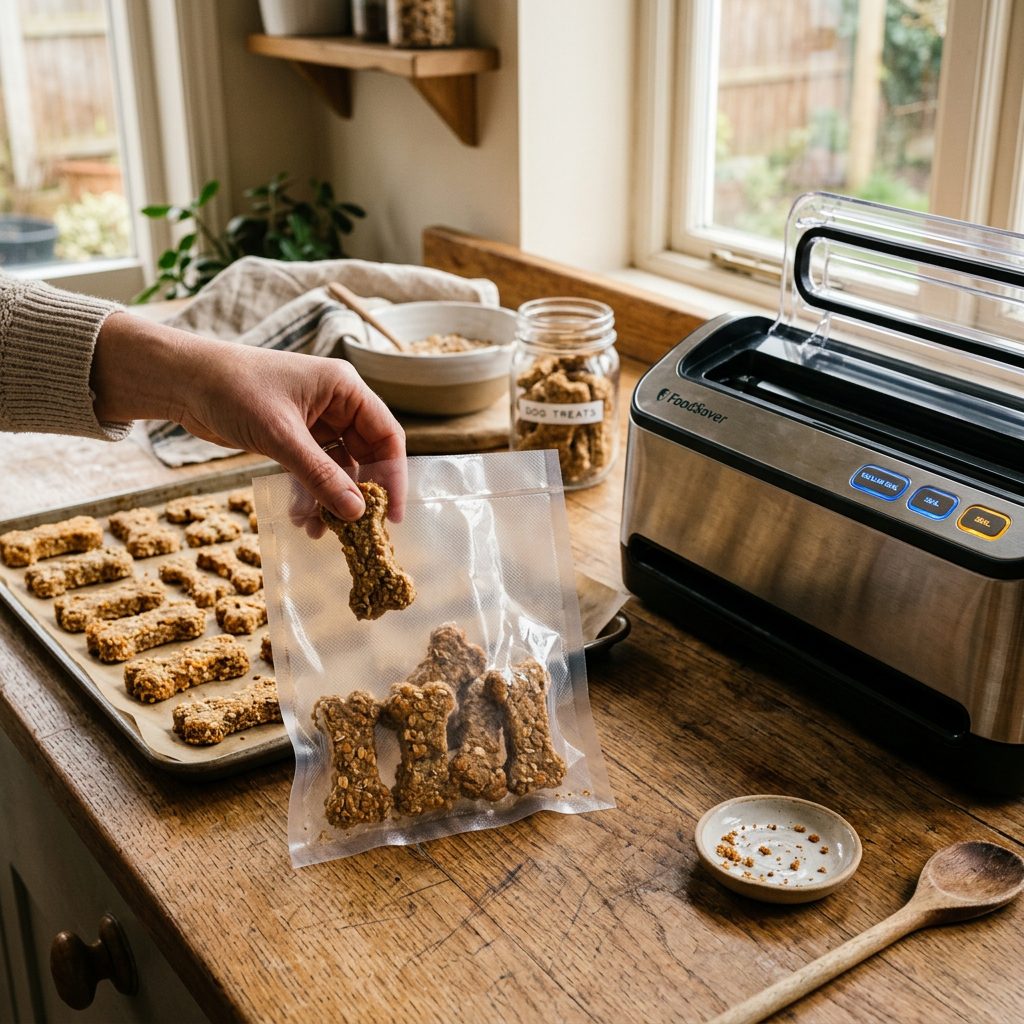 The Ultimate Freshness Hack: How to Vacuum Seal Homemade Dog Treats for a Massive 6-Month Shelf Life!