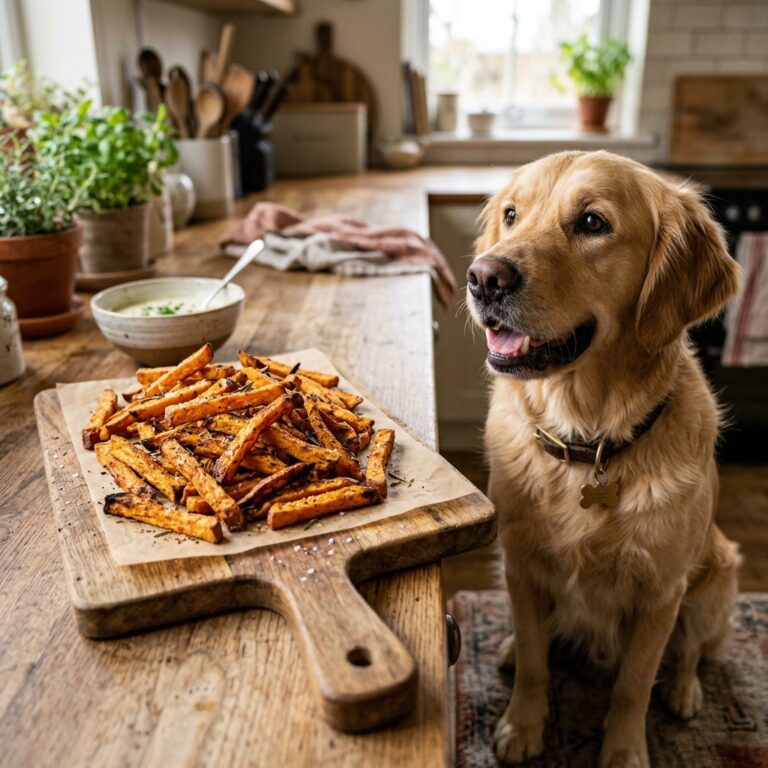 The Ultimate Safe Snack: Crispy Sweet Potato Dog Fries Your Pup Will Beg For!