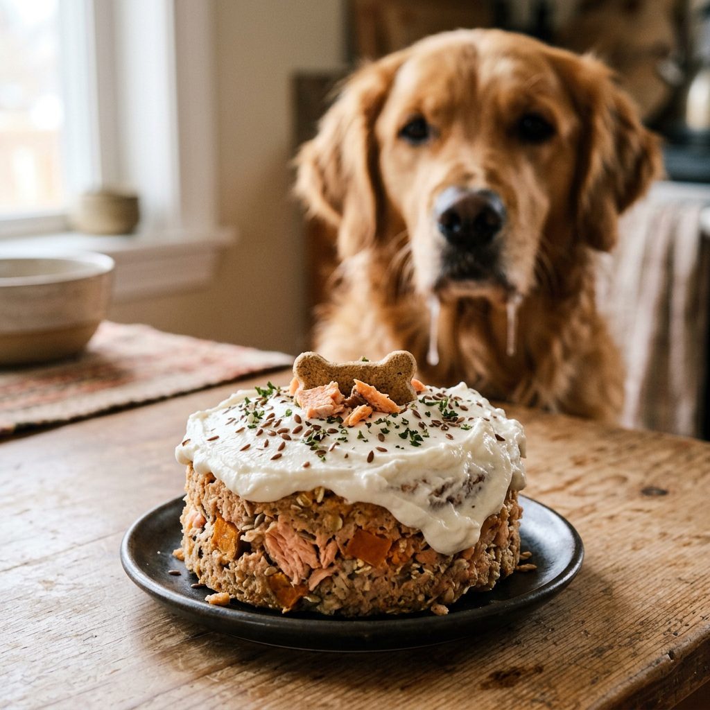 The Ultimate Savory Salmon Birthday Cake That Made My Dog Cry For More!