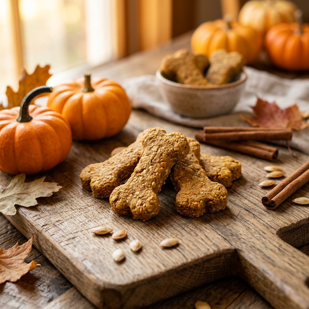 The Viral Pumpkin Spice Dog Treats That'll Have Your Pup Begging for Autumn