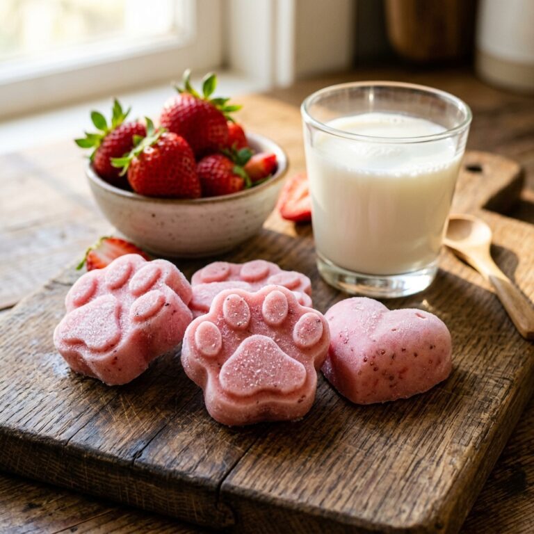These 2-Ingredient Frozen Goat Milk and Strawberry Treats Are the Ultimate Summer Cooler!