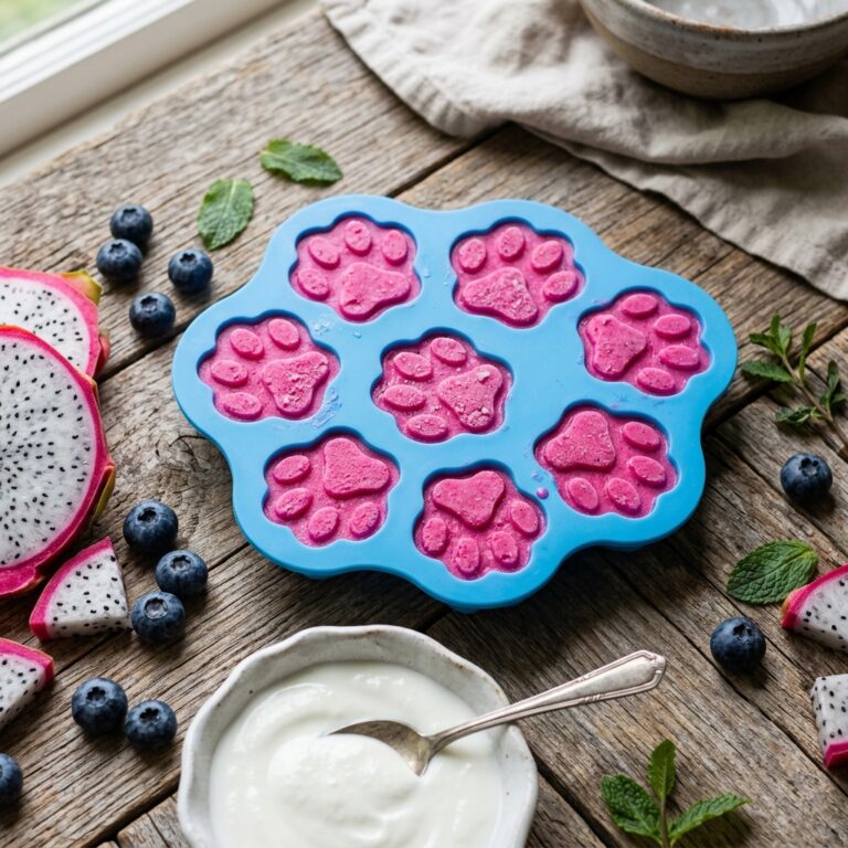 These Vibrant Pink Frozen Yogurt Treats Are the Secret to an Allergy-Free Dog