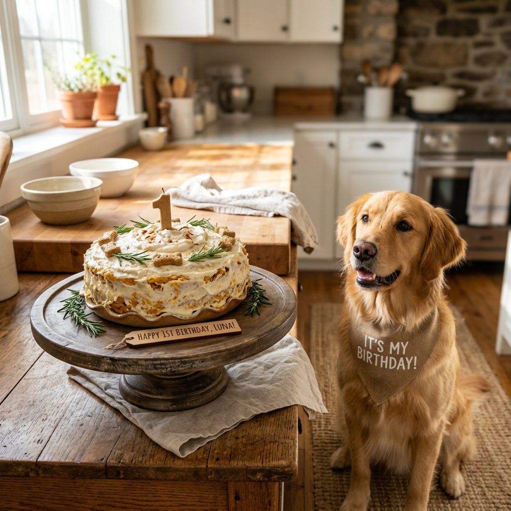 This 4-Ingredient Savory Chicken Birthday Cake Will Make Your Pup's Day Unforgettable!