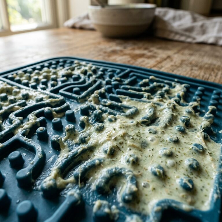 This Calming Oat Straw Lick Mat Paste is Better Than Any Anxiety Medication