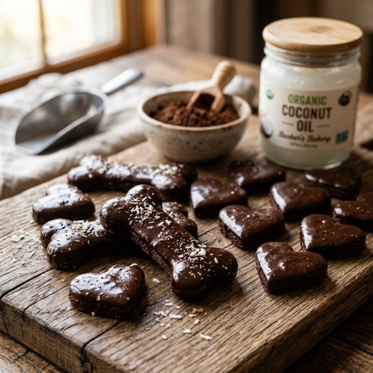 This Shiny, Hardening Carob Glaze Will Make Your Dog Treats Look Professionally Baked
