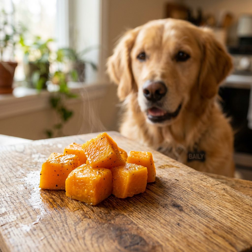 Why Pet Parents Are Obsessed With This 3-Minute Microwave Butternut Squash Dog Treat Hack