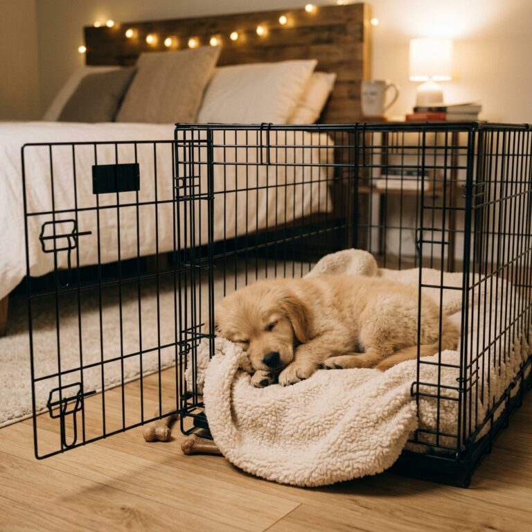 7 Crate Training Hacks For Your Puppy's First Night That Actually Work