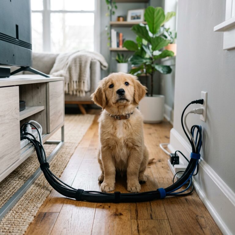 7 Shocking Ways To Stop Puppy Chewing Electrical Cords (Before It's Too Late!)