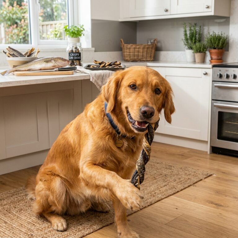 Better Than Bully Sticks! Make These Crunchy Baked Cod Skin Twists for Shiny Coats & Fresh Breath